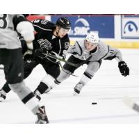 Ontario Reign Eye the Puck vs. the San Antonio Rampage