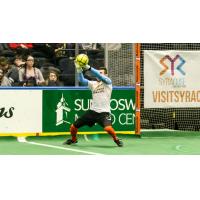 Syracuse Silver Knights Goalkeeper Andrew Coughlin Makes a Save