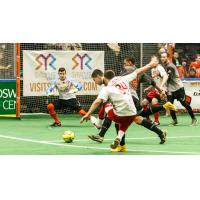 Syracuse Silver Knights and Harrisburg Heat Fight for the Ball