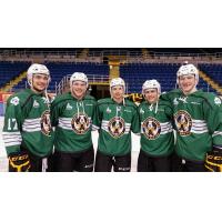 Cape Breton Screaming Eagles Show Irish Jerseys