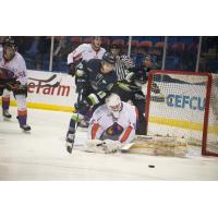 Bloomington Thunder Press the Youngstown Phantoms Goaltender