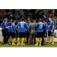 San Diego Sockers Huddle