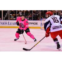 Manchester Monarchs in Pink Uniforms vs. the Elmira Jackals