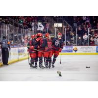 Allen Americans Celebrate a Goal