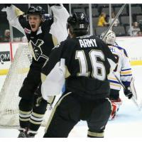 Wheeling Nailers Celebrate a Goal vs. the Norfolk Admirals