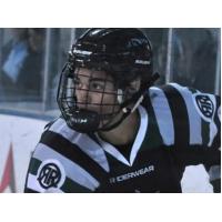 Kenai River Brown Bears Tender David Mitchell with the Rocky Mountain Roughriders U18 Squad