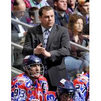 New Vancouver Stealth Coach Jamie Batley with the Toronto Rock