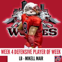 Billings Wolves LB Mikell Mair