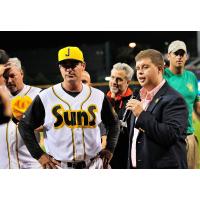 Jacksonville Suns Broadcaster Roger Hoover Interviews Manager Andy Barkett