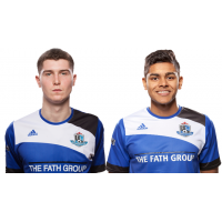 FC Edmonton Defender Marko Aleksic and Midfielder Shamit Shome