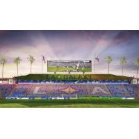 Rendering of Safe-Standing Supporters' Section at Dignity Health Sports Park