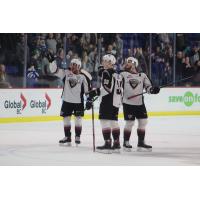 Vancouver Giants acknowledge the crowd