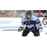 Forward Brendan Robbins with the University of Maine
