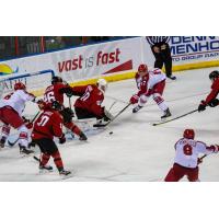 Colby McAuley scores for the Allen Americans against the Rapid City Rush
