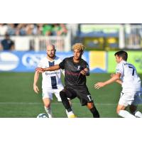 Forward Madison FC forward Derek Gebhard vs. the Greenville Triumph