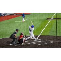 Max Wagner of the Green Bay Booyah at the plate