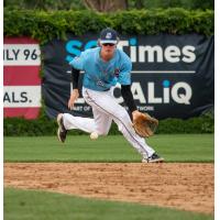 Jack Winkler of the St. Cloud Rox eyes a grounder