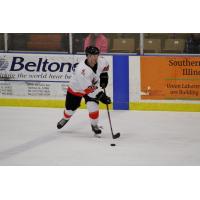 Defenseman Sam Turner with the Danville Dashers