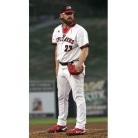 Sioux City Explorers relief pitcher Matt Pobereyko