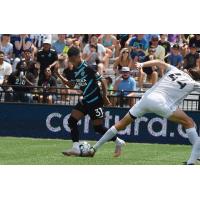 Colorado Springs Switchbacks FC forward Deshane Beckford vs. San Antonio FC