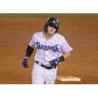 Trevor Hauver of the Tampa Tarpons rounds the bases following his home run