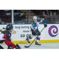 Kole Lind with the Kelowna Rockets