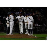 Tri-City Dust Devils conference on the mound