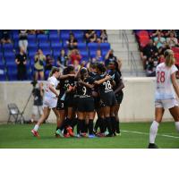 NJ/NY Gotham FC celebrates a goal against the Chicago Red Stars