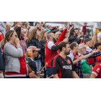 Richmond Kickers fans cheer on their team in the US Open Cup