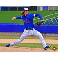 Connor Grey pitched nearly six scoreless innings with just two hits allowed to help lead the Syracuse Mets to a shutout win