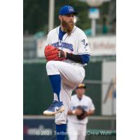 New York Boulders pitcher Robby Rowland