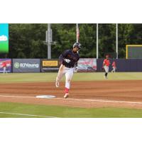 Justyn-Henry Malloy rounds the bases for the Rome Braves