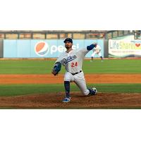 Andrew Heaney pitches for the Tulsa Drillers