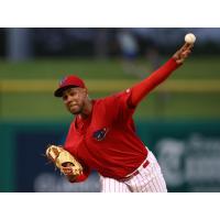 Clearwater Threshers reliever Gabriel Yanez