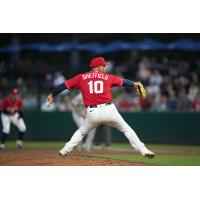 Tacoma Rainiers' Justus Sheffield on the mound