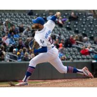 New York Boulders pitcher Robby  Rowland