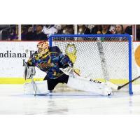 Justin Kapelmaster in net for the Indy Fuel