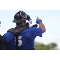 Evansville Otters' catcher Justin Felix