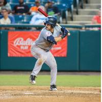 Somerset Patriots' Mickey Gasper in action