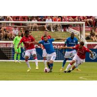 Atlético Ottawa midfielder Keven Alemán vs. Cavalry FC