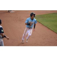 Charleston RiverDogs outfielder Shane Sasaki