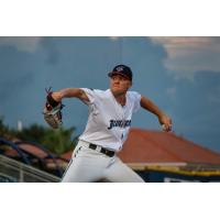 Pensacola Blue Wahoos' Patrick Monteverde in action