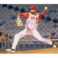 Ottawa Titans' Kevin Escorcia on the mound