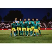 Oakland Roots lineup against Sacramento Republic