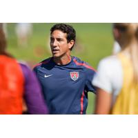 Washington Spirit Interim Head Coach Albertin Montoya