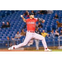 Ottawa Titans' Kyle Serrano on the mound