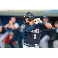 Infielder Trey Sweeney with the Hudson Valley Renegades