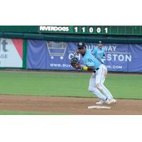 Charleston RiverDogs' Kamron Fields on the mound