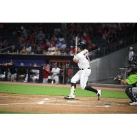 Fayetteville Woodpeckers' Garrett McGowan at bat