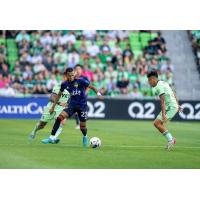 Seattle Sounders FC midfielder Léo Chú vs. Austin FC